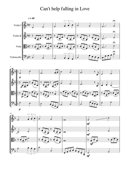 Can't help falling in Love - Arr: Diego Argüello