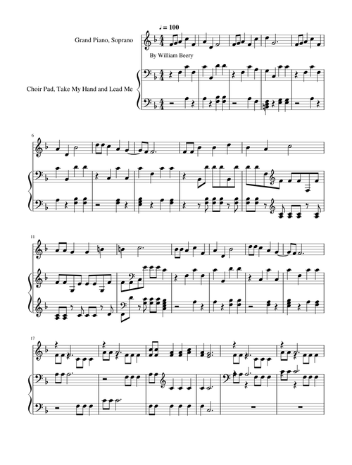 Take my hand and lead me, Father - William Beery