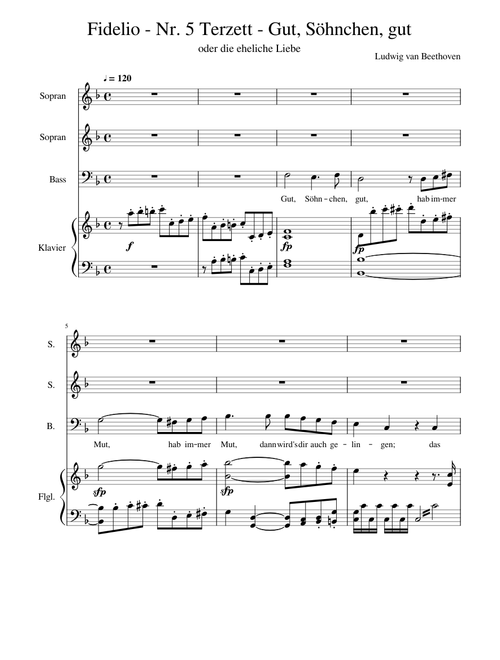 Fidelio - Nr. 5 Terzett - Gut, Soehnchen, gut