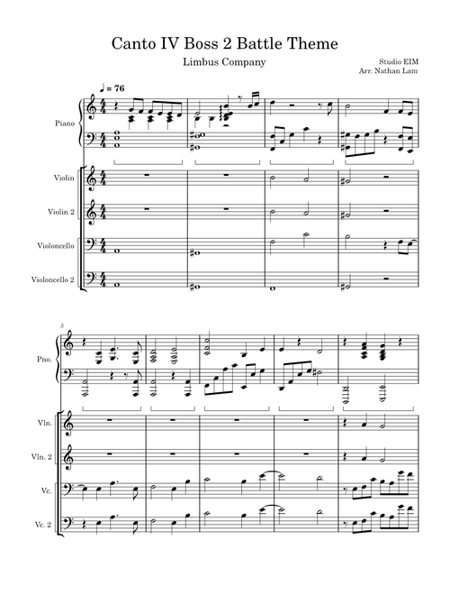 Canto IV Boss 2 Battle Theme - Limbus Company