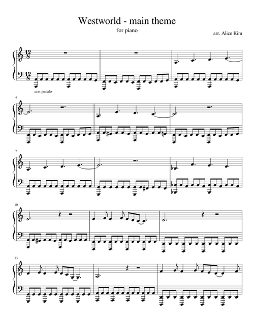 Westworld Theme - Ramin Djawadi