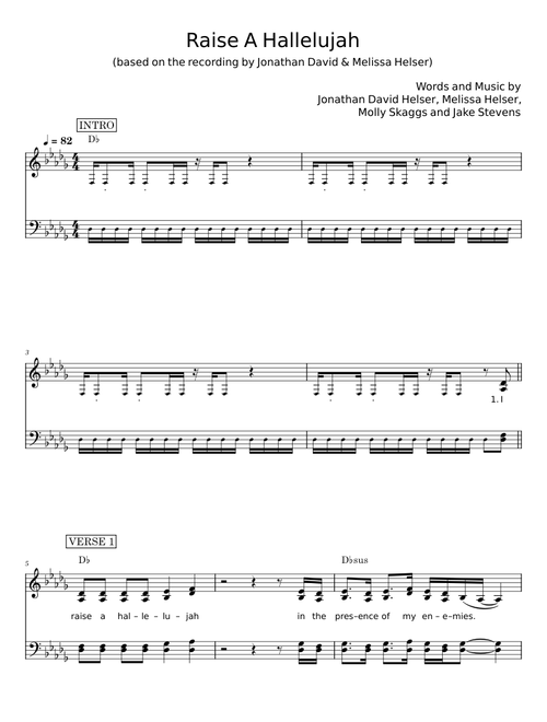 Raise A Hallelujah - Bethel Music