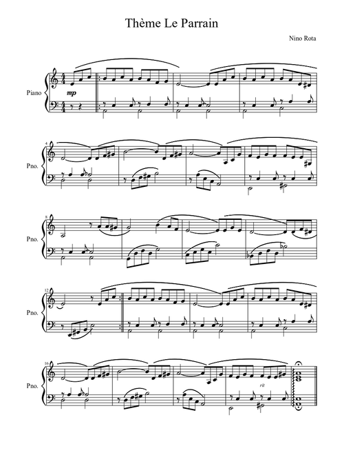 Thème "Le Parrain"