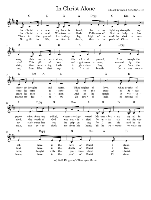 In christ alone – Keith Getty In Christ Alone