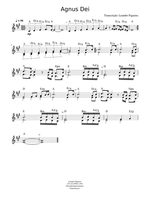 Agnus dei – Michael W. Smith