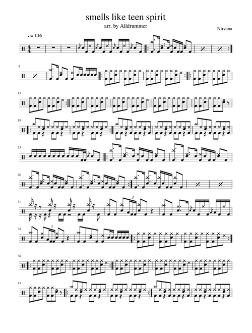 Smells Like Teen Spirit - Drums