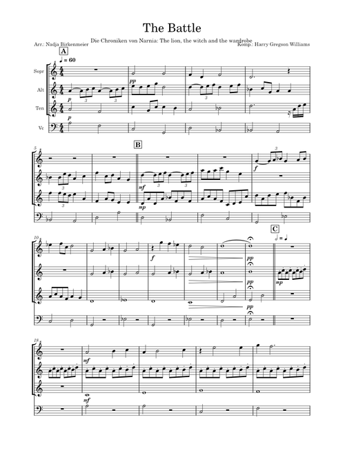 Narnia - The Battle – Harry Gregson-Williams - short version