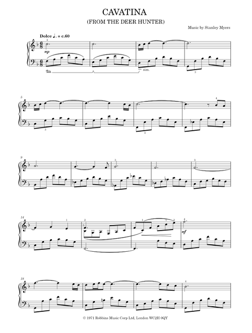 Cavatina - Stanley Myers (Solo)