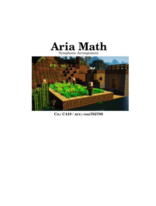 Aria Math  – Symphonic Arrangement