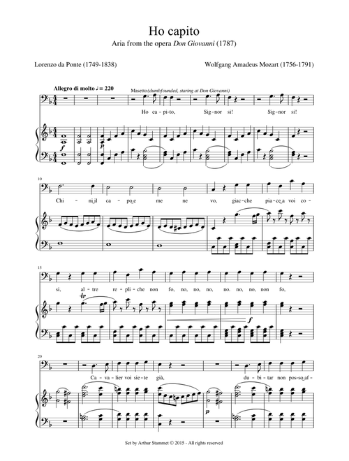 Mozart - Don Giovanni - Ho capito