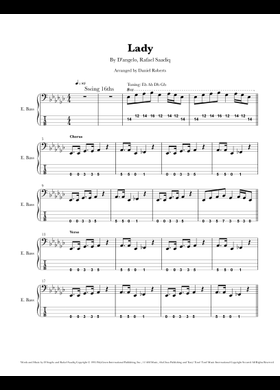Free D'Angelo sheet music | Download PDF or print on MuseScore.com