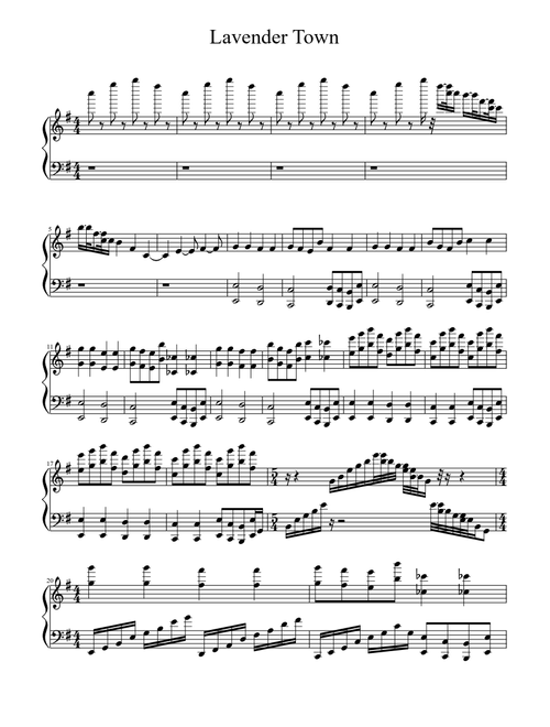 Epic Lavender Town song