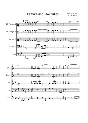 ● 吹奏楽楽譜 James Curnow / 式典のためのファンファーレ ○ 吹奏楽楽譜 James Curnow / 式典のためのファンファーレ ○ 吹奏楽