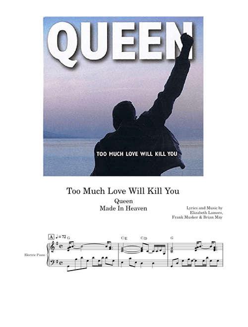 Too Much Love Will Kill You - Queen