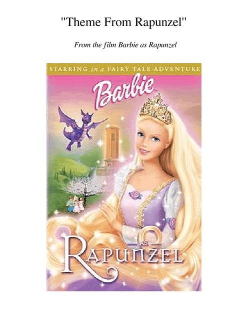 Theme From Rapunzel (Barbie as Rapunzel)