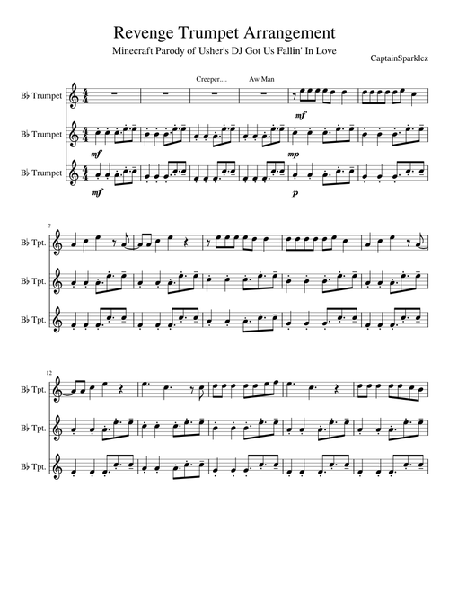 Revenge Trumpet Arrangement