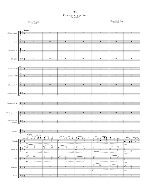 Peer Gynt, Op.23 – Edvard Grieg - 26. Solveigs vuggevise