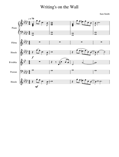 writings on the wall- orchestra