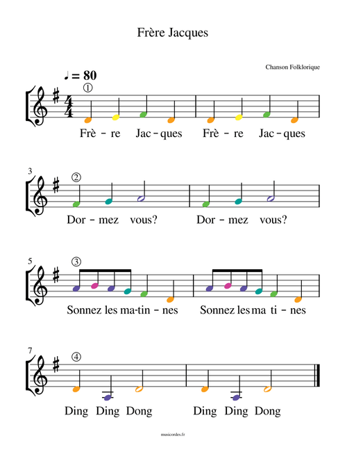 CHANSON Frère Jacques