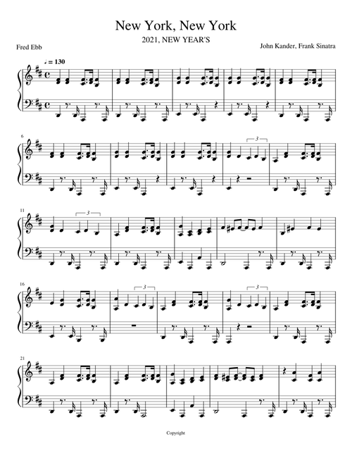 🍾New York, New York 🎉by Frank Sinatra (1979)