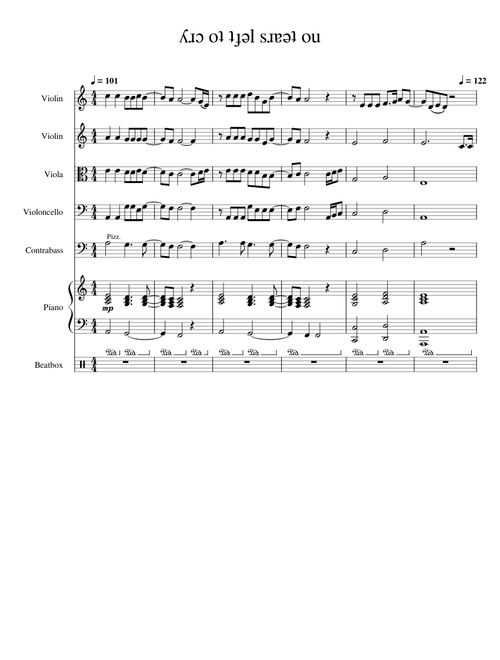 No tears left to cry String Quintet