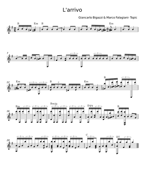 L'arrivo - Giancarlo Bigazzi