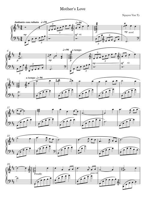 Mẹ Yêu Con – Nguyễn Văn Tý (Vietnamese Lullaby)