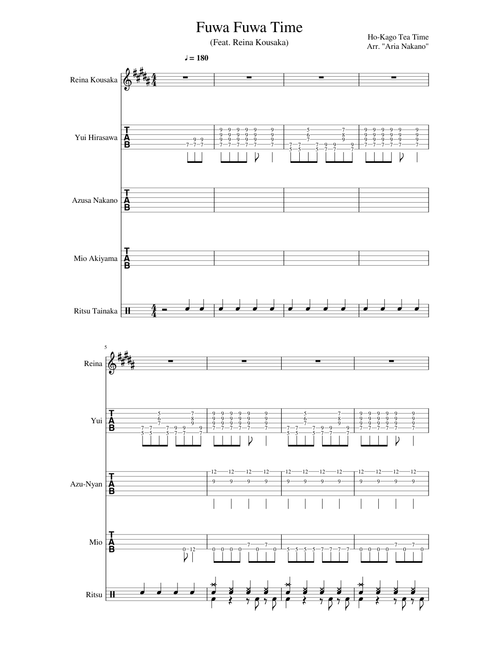 K-On!: Fuwa Fuwa Time (Feat. Reina Kousaka) (Unfinished)