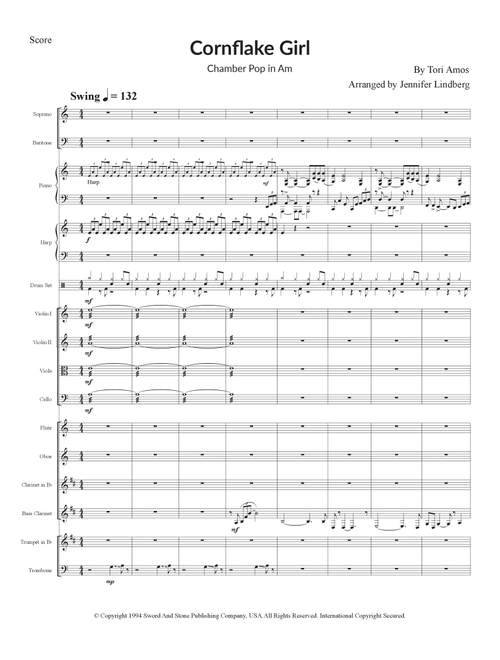Cornflake Girl (Arr. Jennifer Lindberg) - Tori Amos (Large Ensemble)