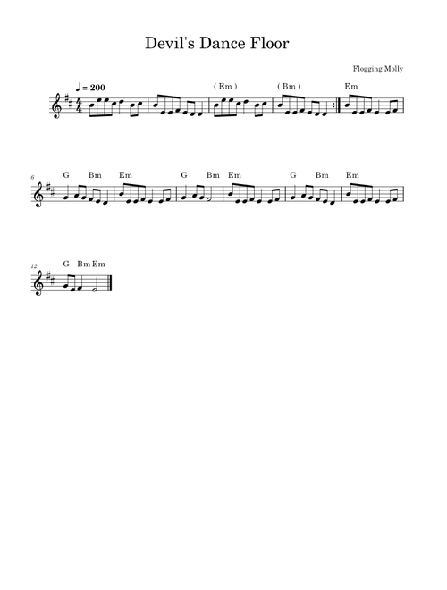 Devil's Dance Floor (Flogging Molly)