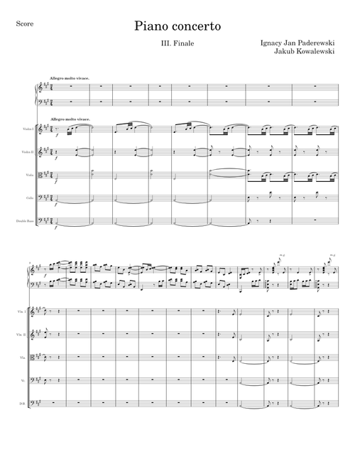 Piano Concerto, Op.17 - Ignacy Jan Paderewski
