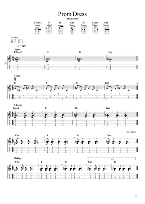 mxmtoon - prom dress Sheet Music for Piano (Solo) easy | MuseScore.com mxmtoon - prom dress Sheet Music for Piano (Solo) easy | MuseScore.com
