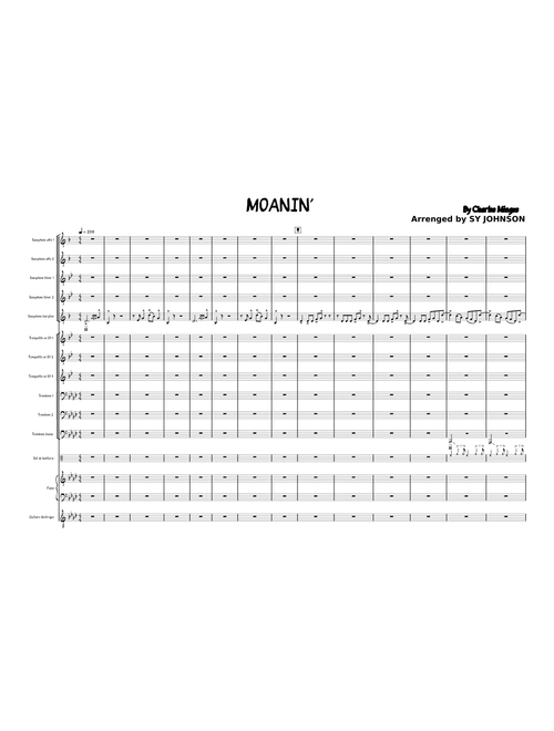 MOANIN' (Mingus Big Band)– d3-keys