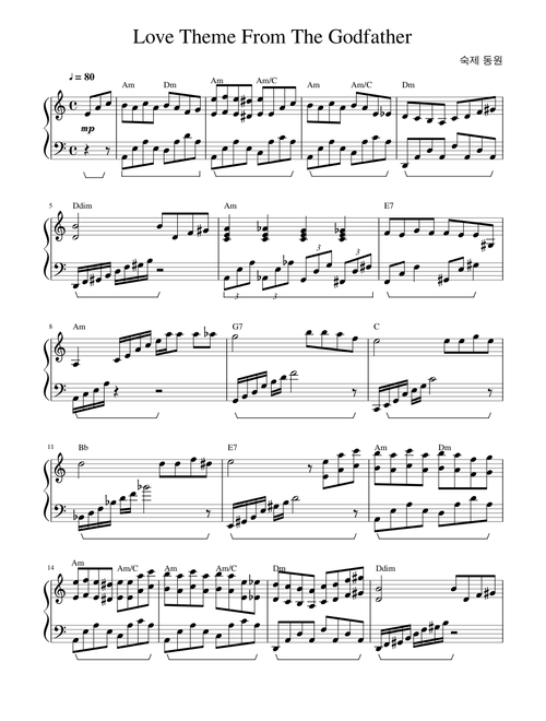 Love Theme From The Godfather