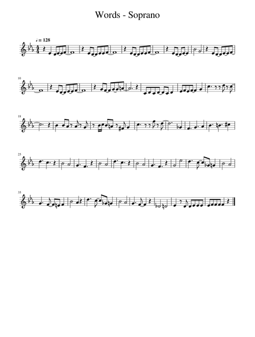 Words - Soprano