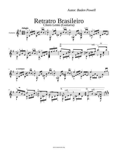Retrato brasileiro brazilian portrait – Baden Powell de Aquino Retrato Brasileiro