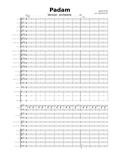 Padam - Version Orchestrale