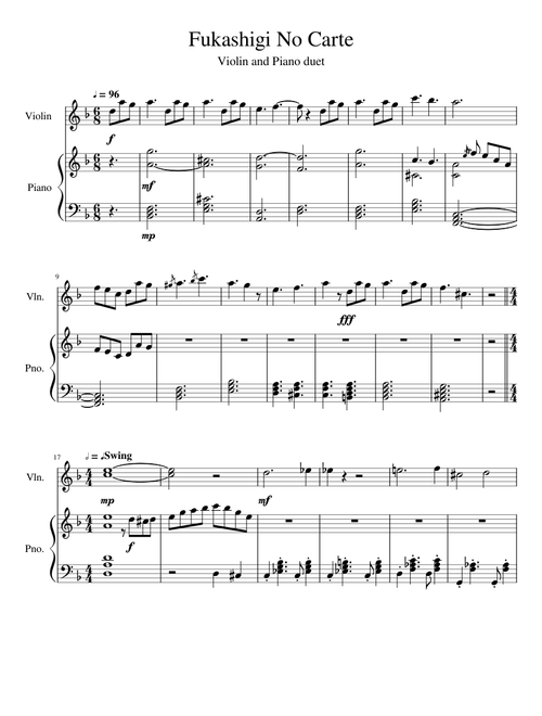 Fukashigi No Carte Duet