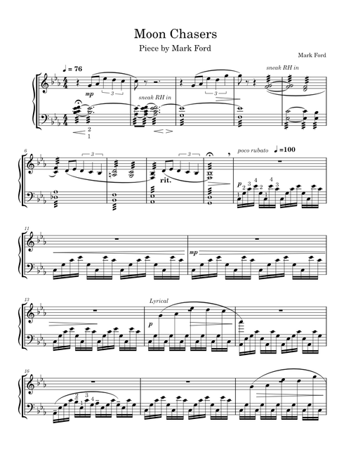 jdfoster1008 | Free sheet music | Download PDF or print on