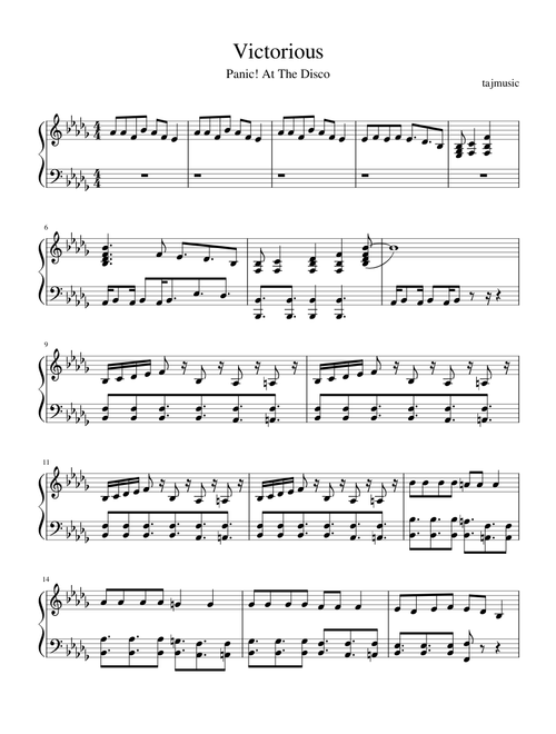 Victorious- Panic! At The Disco