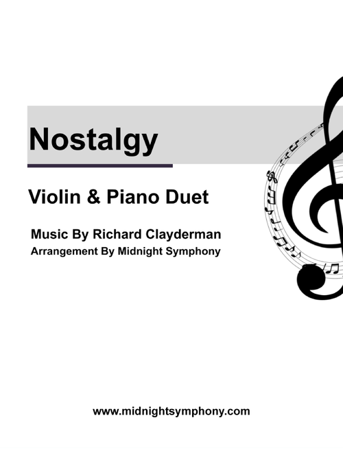 Nostalgy (Arr. Midnight Symphony) - Clayderman Richard (Violin and Piano)