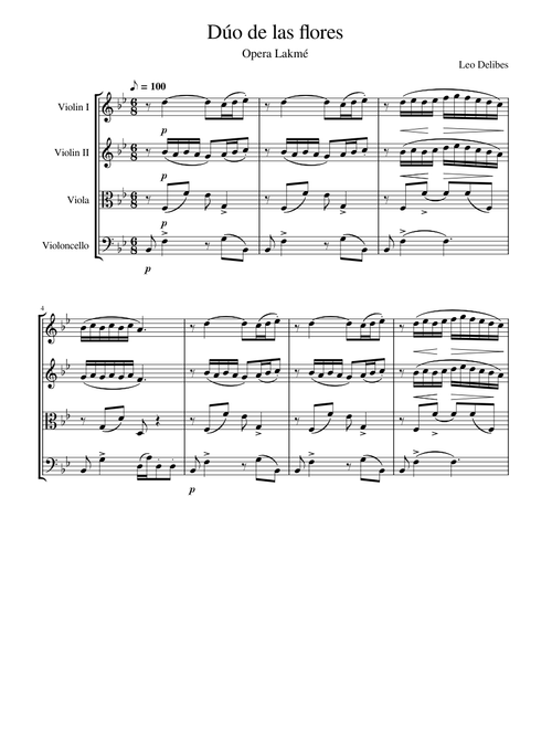 Flower Duet – Léo Delibes