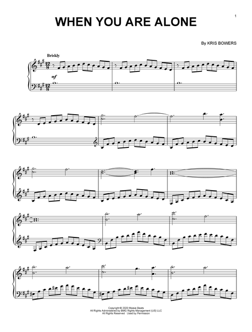 When You Are Alone (from the Netflix series Bridgerton) - Kris Bowers, Michael Dean Parsons (Piano Solo)