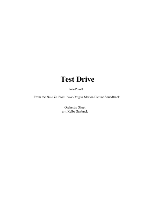 Test Drive [How To Train Your Dragon]