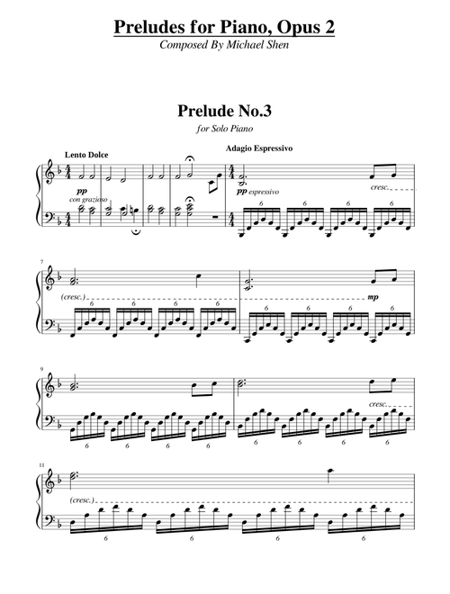 Preludes for Piano, Opus 2