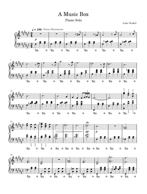 A Music Box *