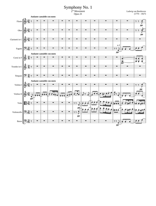 Symphony No. 1, 2nd Movement
