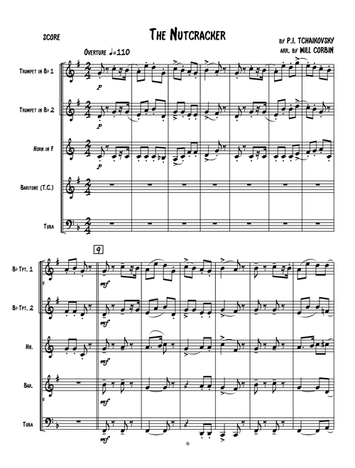 The Nutcracker (Arr. Will Corbin) (Brass Ensemble)