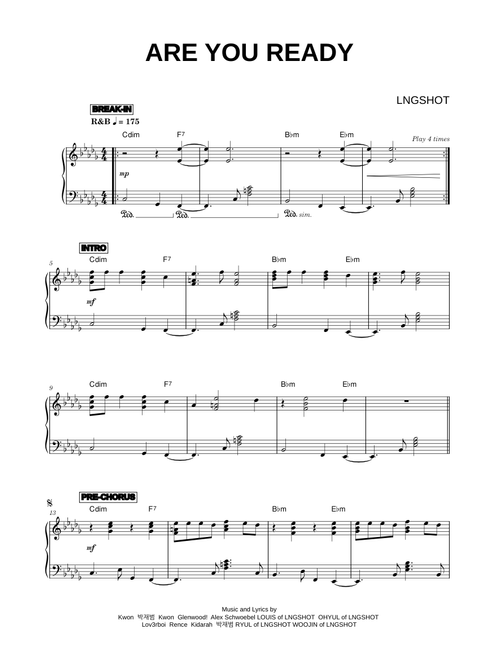 Are You Ready - LNGSHOT (Piano)
