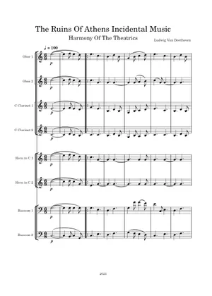 Die Ruinen von Athen, Op.113 – Ludwig van Beethoven The Ruins of Athens, Op. 113 - Turkish March Sheet music for Violin (String Trio) | Musescore.com Die Ruinen von Athen, Op.113 – Ludwig van Beethoven The Ruins of Athens, Op. 113 - Turkish March Sheet music for Violin (String Trio) | Musescore.com